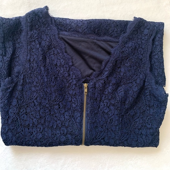 Adrianna Papell Sleeveless Lace Dress - Picture 8 of 9